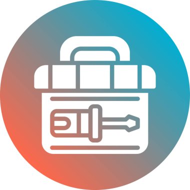 Bir torba simgesinin vektör illüstrasyonu