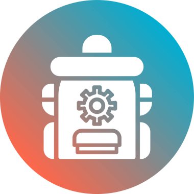 Modern simgenin vektör illüstrasyonu