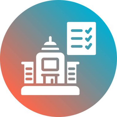 Modern eğitim ikonunun vektör illüstrasyonu