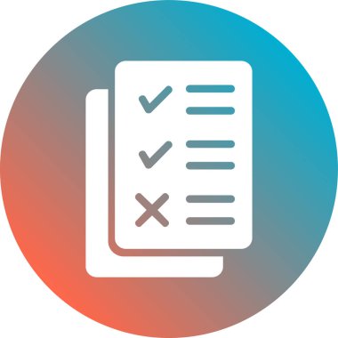 Onay simge vektör web ve mobil uygulaması tasarımı, onay logo kavramı için izole üzerinde beyaz arka plan