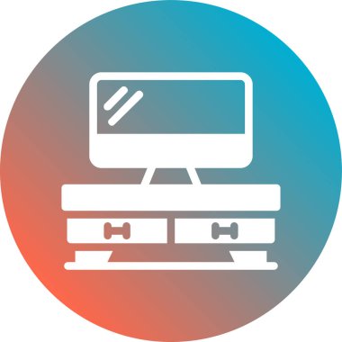 Bilgisayar. Web simgesi basit illüstrasyon