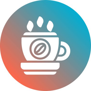 Çay. Web simgesi basit illüstrasyon