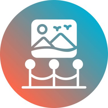 Modern simgenin vektör illüstrasyonu