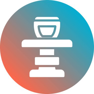 Modern simgenin vektör illüstrasyonu