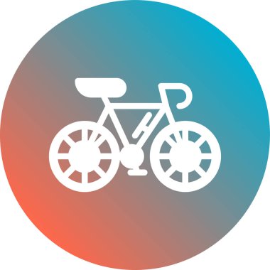 bisiklet ikonu vektör illüstrasyonu