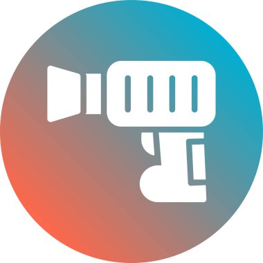 Modern b 'nin vektör illüstrasyonu film simgesinden yoksun