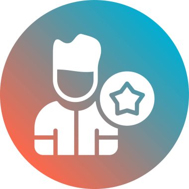 Bir yıldızın vektör illüstrasyonu