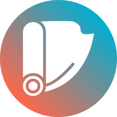 Mavi ve beyaz arkaplanın vektör çizimi