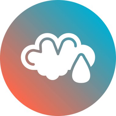 bulut web simgesi vektör illüstrasyonu