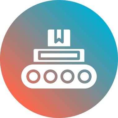 Benzin istasyonu simgesinin vektör illüstrasyonu