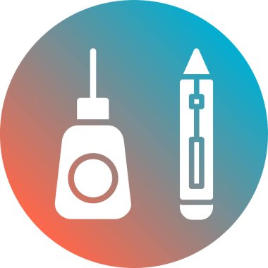 Modern b 'nin vektör illüstrasyonunda sigara ikonu yok