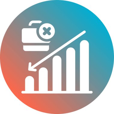 iş ve finans ikonu vektör illüstrasyonu