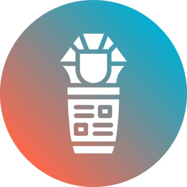 Modern simgenin vektör illüstrasyonu