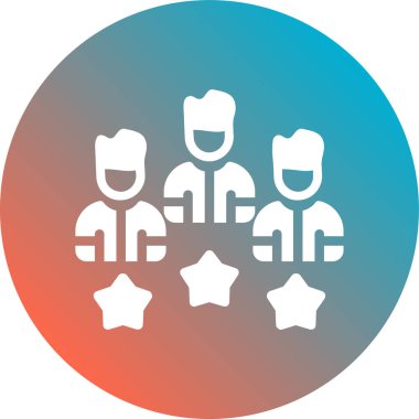 Benzersiz kullanıcı vektörü simgesi