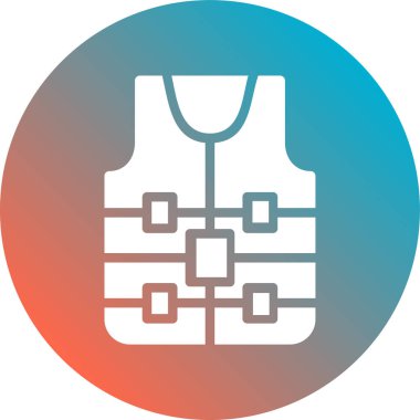 Modern simgenin vektör illüstrasyonu