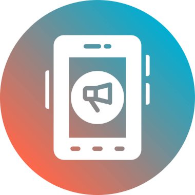 akıllı telefon vektör simgesi modern basit illüstrasyon