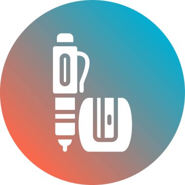 Gaz tankı vektör çizim