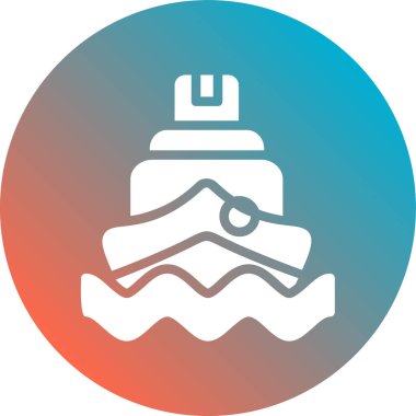 Moda tasarımında su seviyesi simgesi izole edilmiş arkaplan