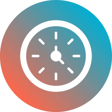 Zaman doldu. Web simgesi basit illüstrasyon