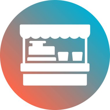 mağaza vektör simgesi modern basit tasarım