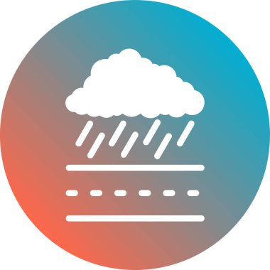 Hava durumu ikonu. vektör illüstrasyonu