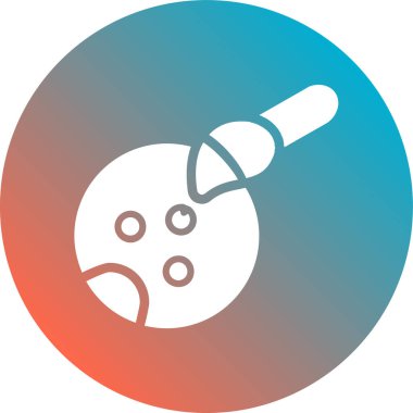 Modern b 'nin vektör illüstrasyonunda yiyecek ikonu yok