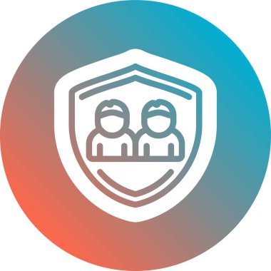 İnsan simgesinin vektör illüstrasyonu