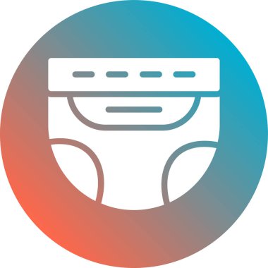 Maske. Web simgesi basit illüstrasyon