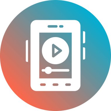 Çal vektör simgesi modern illüstrasyon