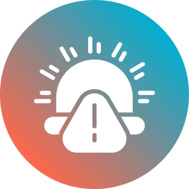 Güzel ve modern bir simgenin vektör çizimi