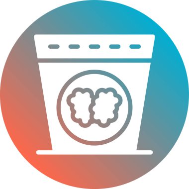 Gıda simgesinin vektör illüstrasyonu