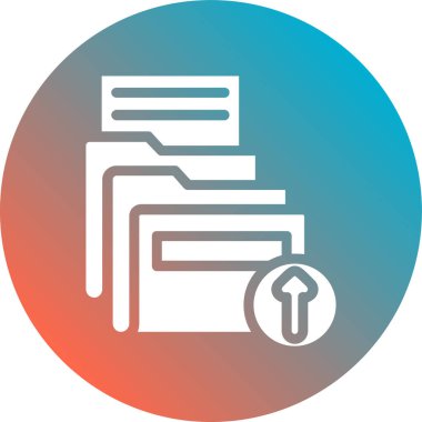 Dosya simgesinin vektör illüstrasyonu