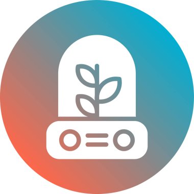 Eşsiz ekoloji vektör çizgisi simgesi