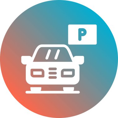 taksi simgesi vektör illüstrasyonu