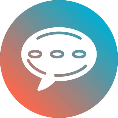 chat modern simgesinin vektör illüstrasyonu