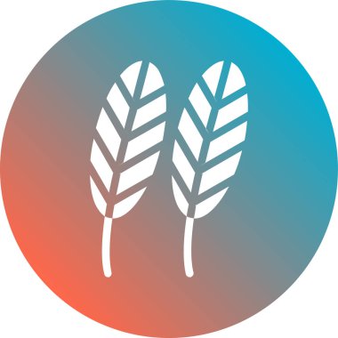 Bir çiftlik simgesinin vektör illüstrasyonu