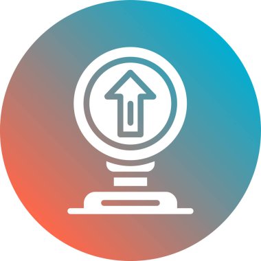 Modern simgenin vektör illüstrasyonu