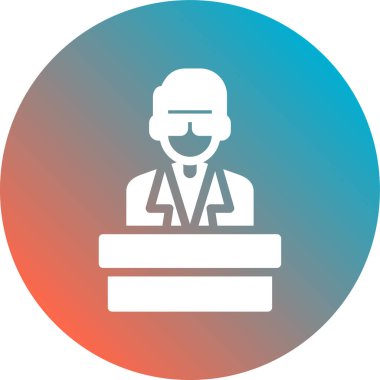 İnsan simgesinin vektör illüstrasyonu