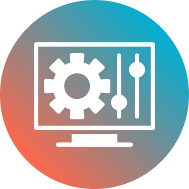 vites ayarlarının vektör simgesi