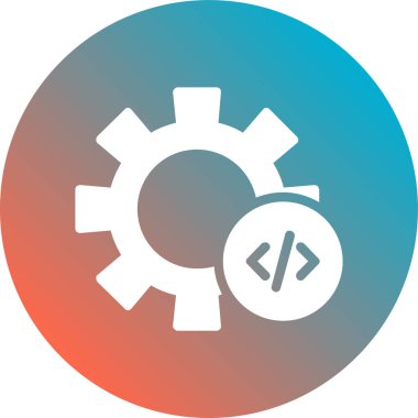 Geliştirme düz vektör simgesi