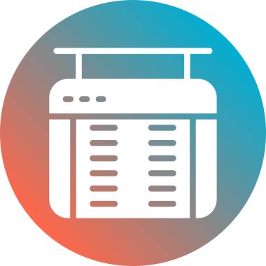 Modern b 'nin vektör illüstrasyonu eksik simgesi