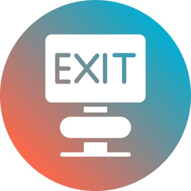 çıkış simgesi çizimi