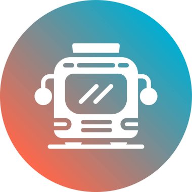 tren simgesi vektör illüstrasyonu