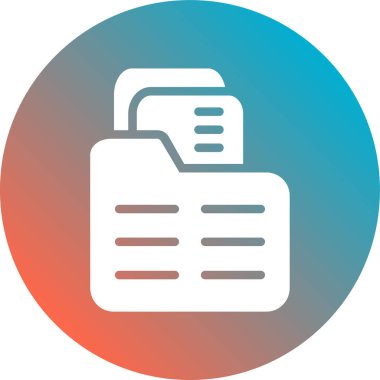 Dosya. Web simgesi basit illüstrasyon