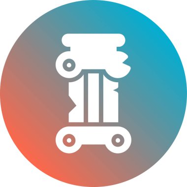 Mobilet. Tasarım için illüstrasyon simgesi