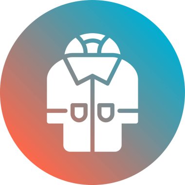 sırt çantası simgesi vektör illüstrasyonu