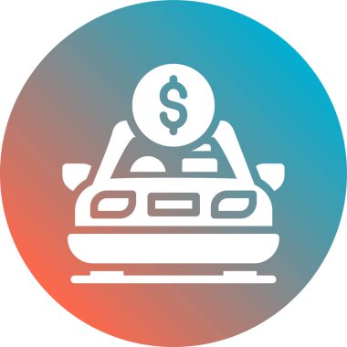 Dolar simgesi vektör illüstrasyonu