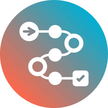 İş ve finans simgesinin vektör illüstrasyonu