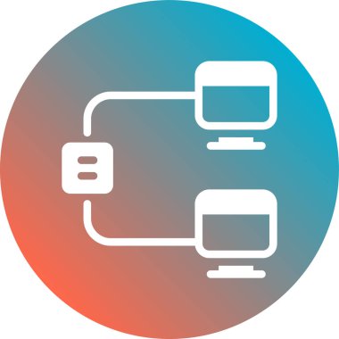 Web simgesi. Akıllı telefonun vektör illüstrasyonu