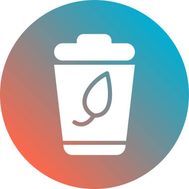 kahve fincanı simgesi vektörü